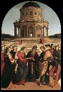 RAFFAELLO Sanzio The Engagement of Virgin Mary oil painting reproduction